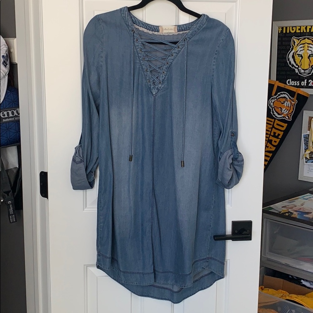 Soft denim dress from Altar’d State